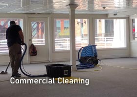 Commercial office carpet cleaning